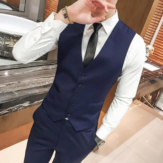 M-5XL Slim Fit para hombre, tallas grandes, hombres, esmalte empapado Casual glaMan empapado, chalecos de negocios formales, chaleco de hombre, zonas me XXXXXL