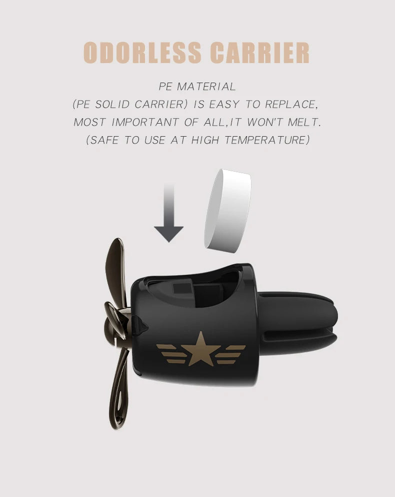 Inodore bricolage parfum ornement avion pilote ours voiture désodorisant décoration accessoires arôme évent clip parfumé diffuseur hommes