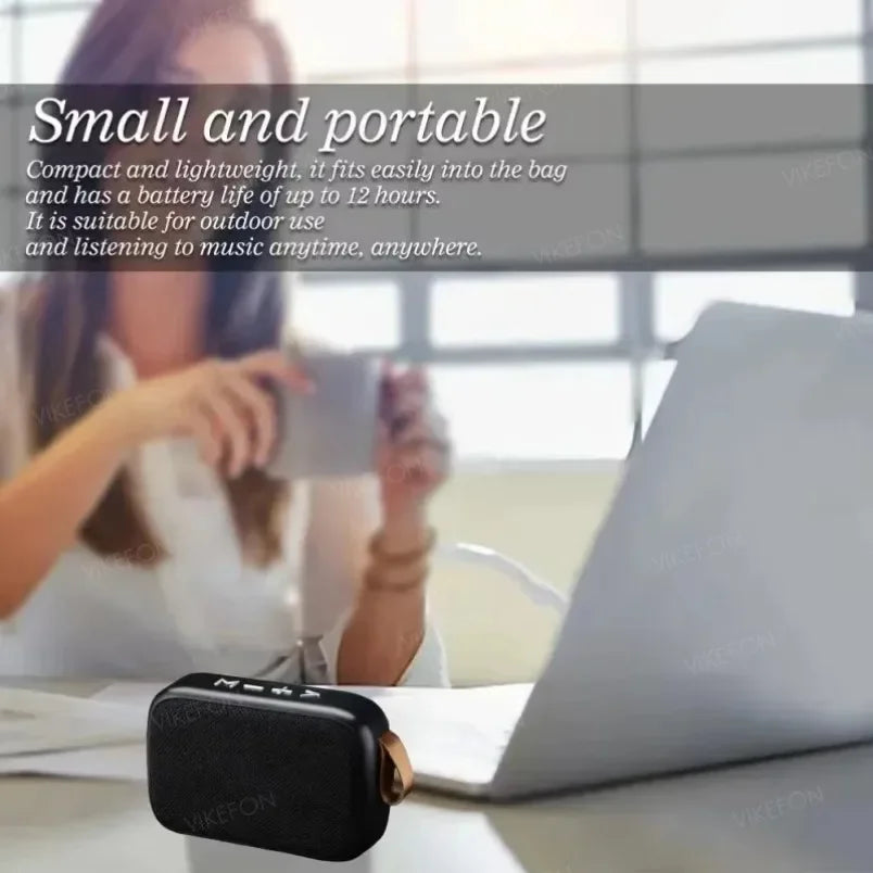 Mini haut-parleur en tissu, barre de son Portable sans fil, Bluetooth 5.0, pour Sport extérieur et intérieur, haut-parleur HIFI, Support J, carte TF, Radio FM L