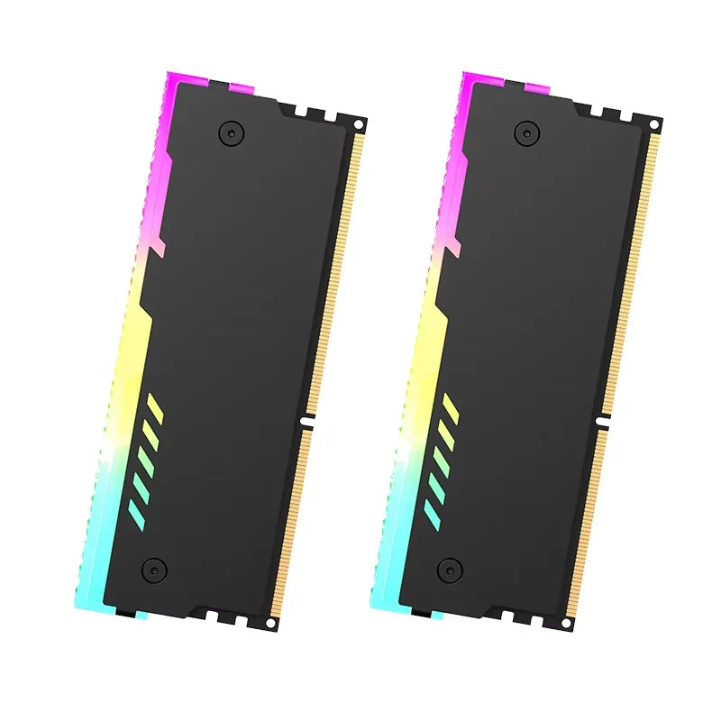 Dissipateur thermique de mémoire PC RM-1 gilet de refroidissement RAM 5V-3PIN ARGB RAM dissipateur thermique Aura Sync pour ordinateur de bureau mémoire DDR3 DDR4 DDR5 DDR2