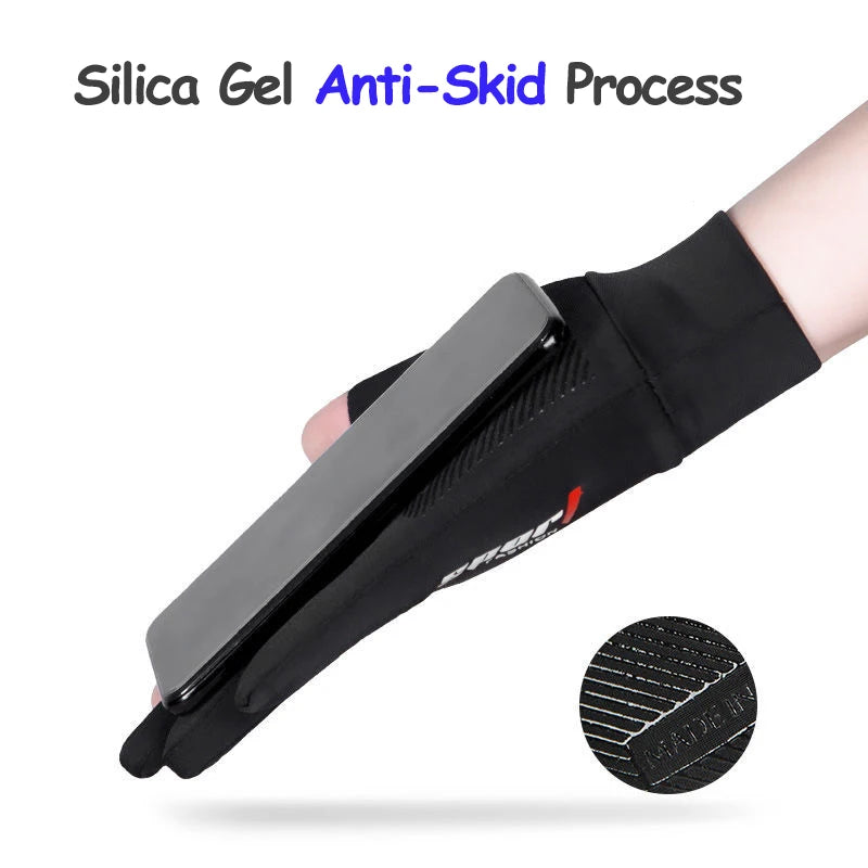 Gants de pêche en soie glacée pour printemps et été, Protection solaire pour hommes et femmes, randonnée, cyclisme, Camping, écran tactile antidérapant, élastique