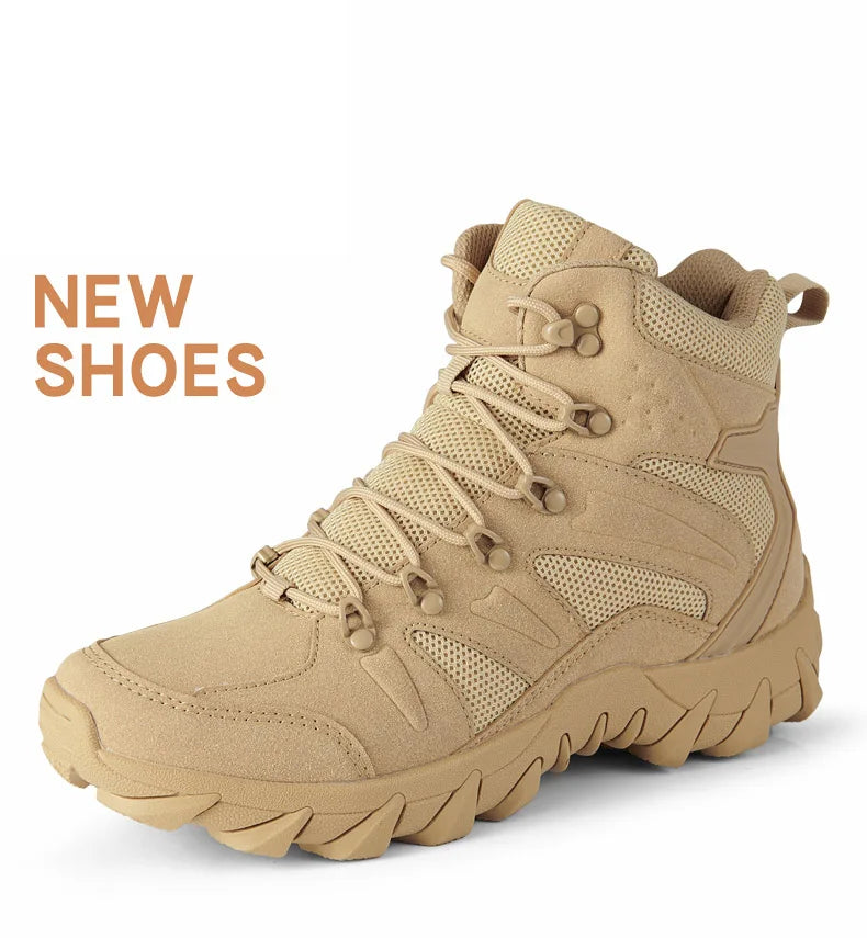Tactiques améliorées bottes d'entraînement de Combat mâle en plein air Camping Anti-usure réponse rapide chaussures de randonnée pêche chasse baskets hommes