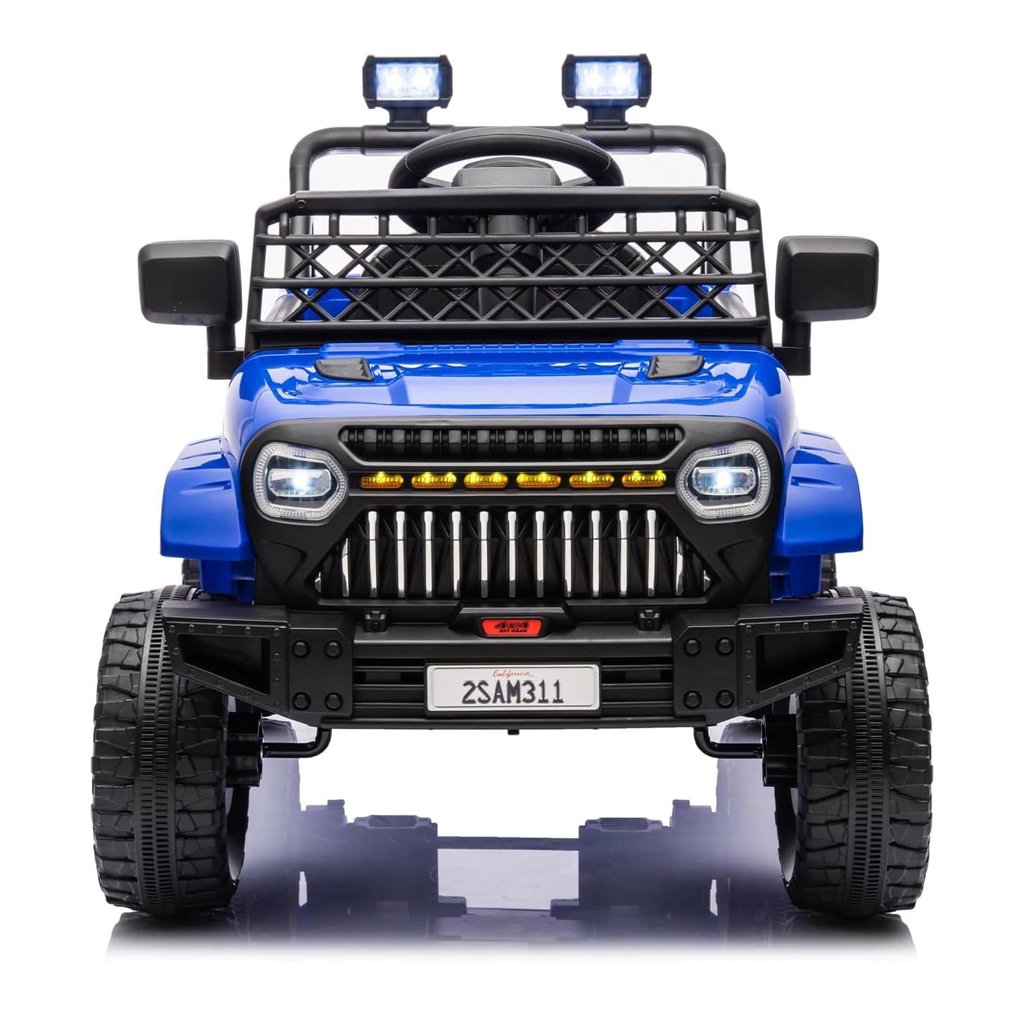 12V Kids Ride-On Car, Electric Toddler Vehicle with Remote Control, 3 Speeds, LED Lights, Music, and USB Port, Battery Powered