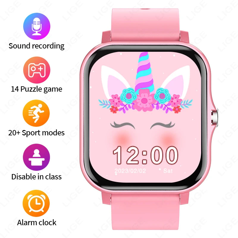 Nouvelle montre intelligente pour enfants avec 20 Modes de Sport podomètre moniteur de sommeil enfants montres de Sport cadeau d'anniversaire jouet cadeau pour filles garçons