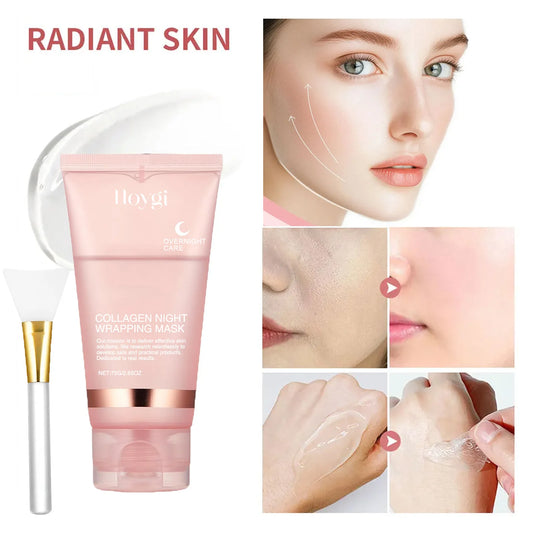 Deep collagen mask, peel-off mask, anti-wrinkle, lifting, facial skincare, organic masks, night mask, skin moisturizer, for women