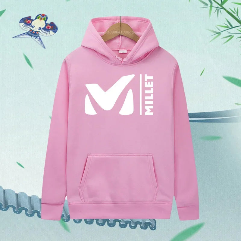 Sudadera con capucha para mujer, de moda, con estampado de letras gráficas, sudadera holgada, informal, estilo Harajuku, ropa con capucha