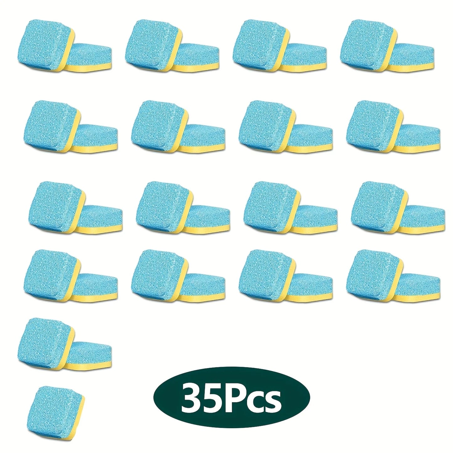 Comprimés nettoyants pour Machine à laver 5/25/35 unités, parfum de citron, nettoyage en profondeur, dissolvant de saleté, tambour et baignoire pour lave-linge propre