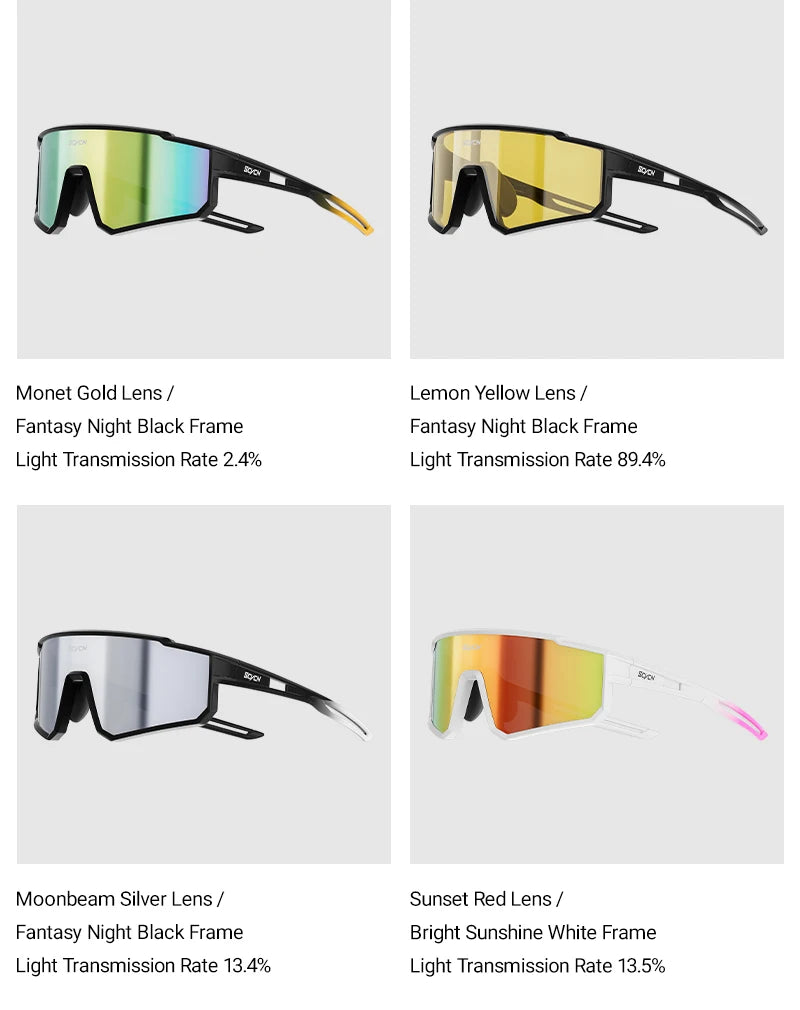 Lunettes de vélo de route et VTT UV400 — sport montagne, protection, hommes et femmes