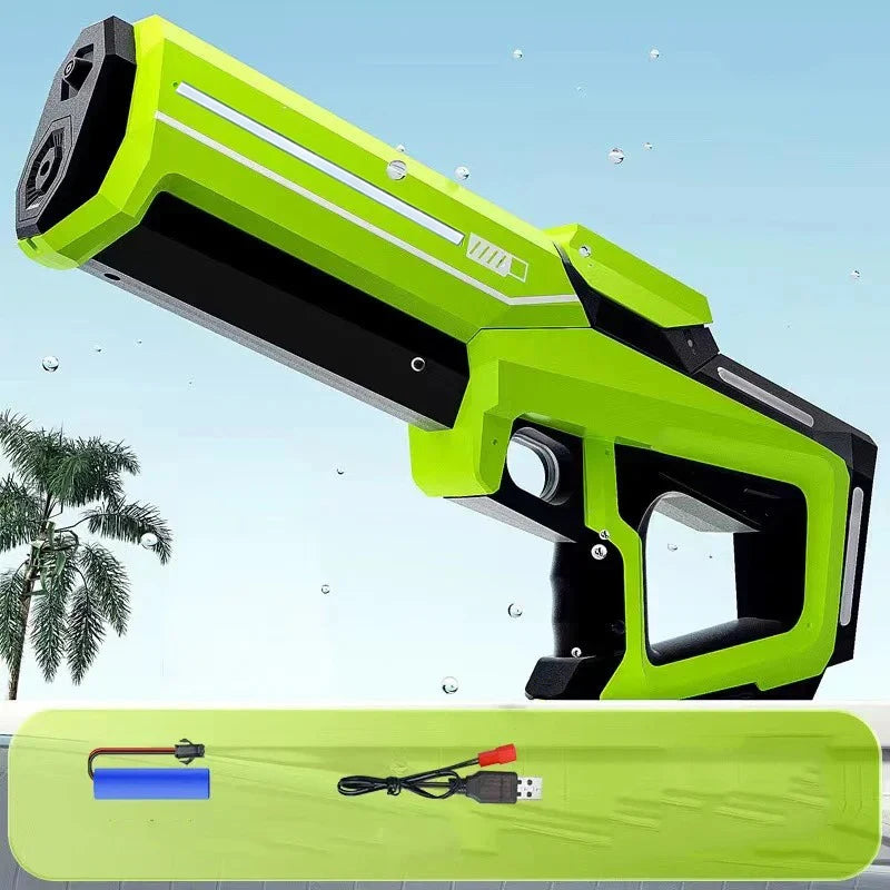 Pistolets à eau électriques pour adultes, puissant gicleur, aspiration automatique d'eau, jouet de plage en plein air d'été pour garçons, cadeau pour enfants