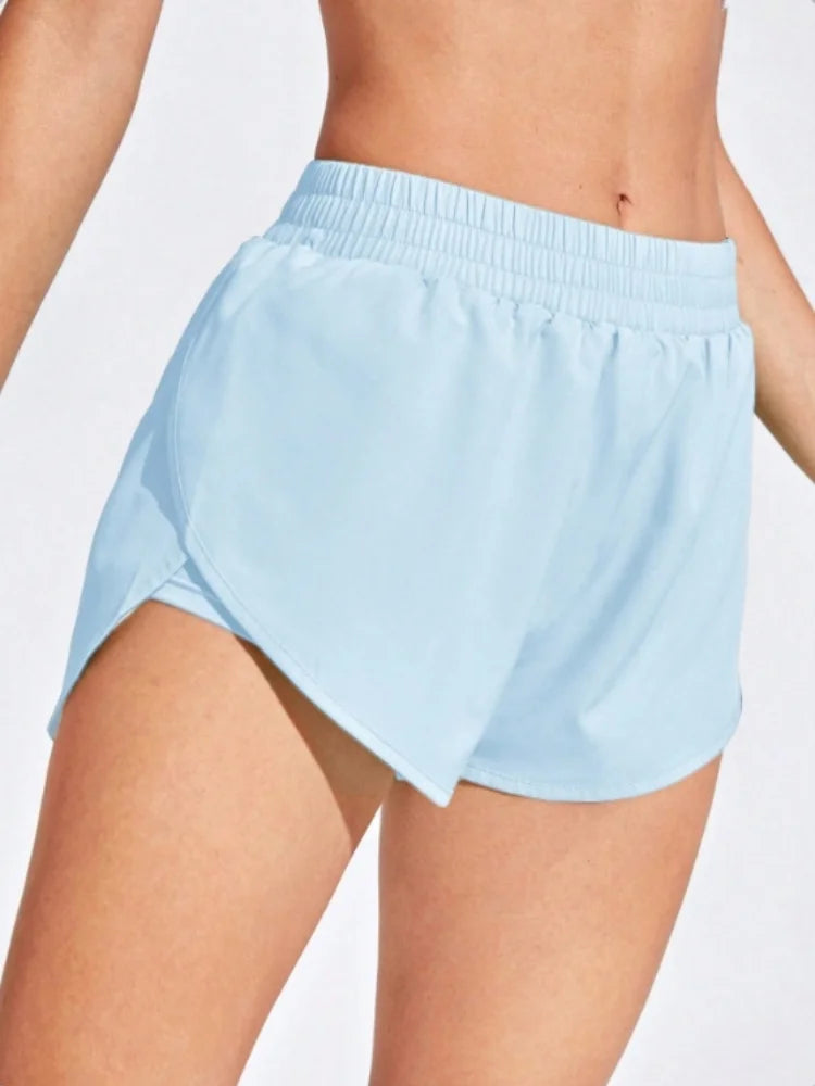 Shorts de Yoga élastiques pour femmes, Leggings courts d'entraînement, de Fitness, de course, de Sport, de Fitness