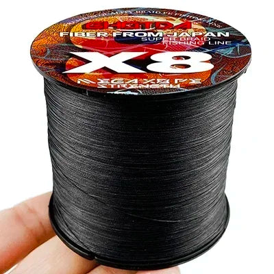 GHOTDA LURE FISH X8 lignes de pêche 300M 100M 8 brins fils tressés Multifilament PE ligne pour carpe cordon de pêche 18LB-78LB lisse