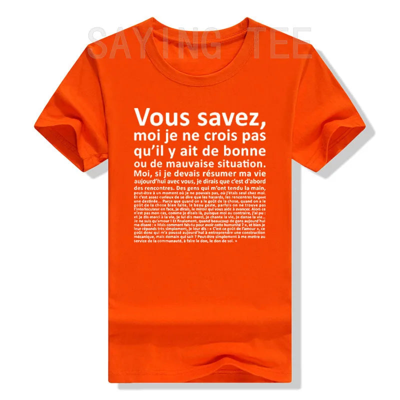 SABES Camiseta Clásica con Letras Impresas, Monólogos de Otis, Humorística, Gráfica, Regalos