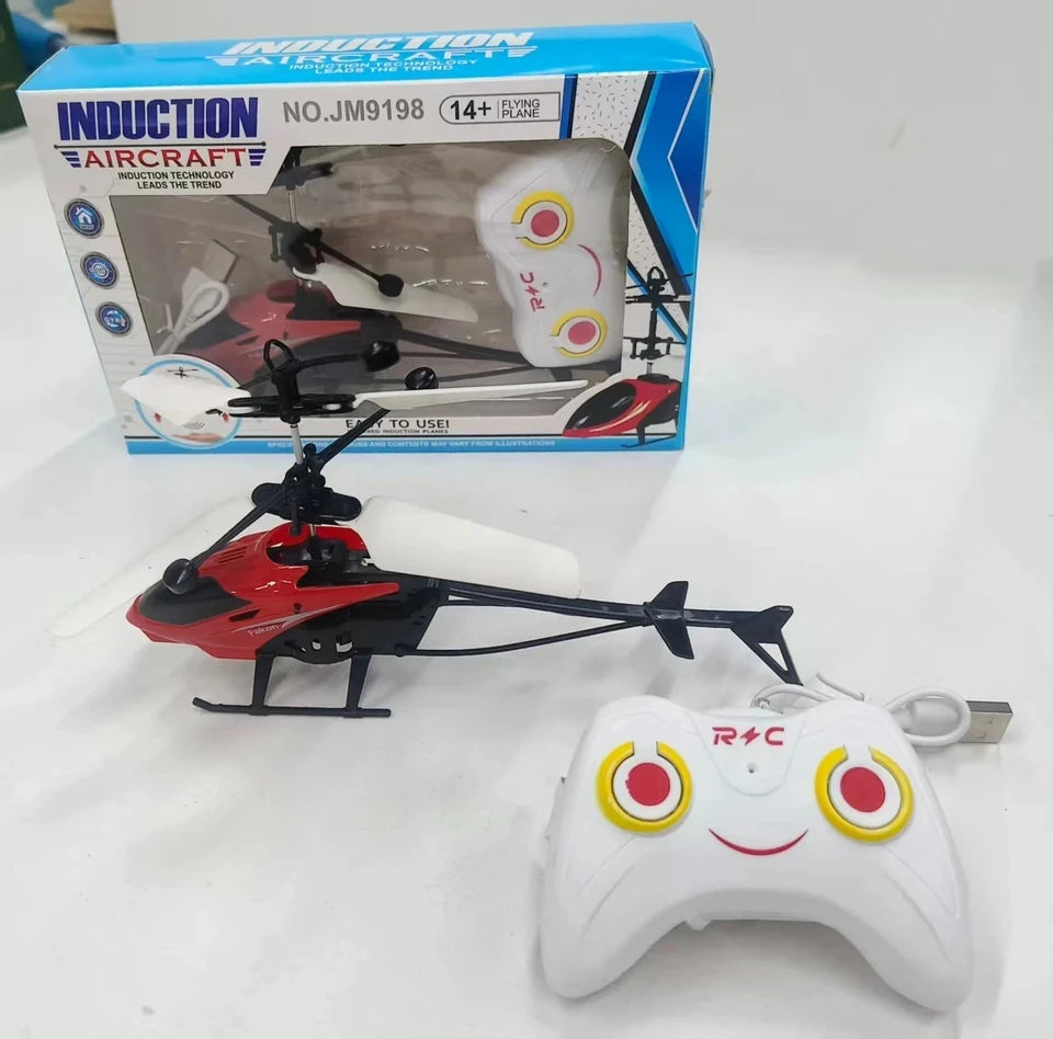 Mini dron RC recargable sin control remoto, helicópteros RC, juguetes de dron, inducción, vuelo estacionario, seguro, resistente a caídas, avión RC