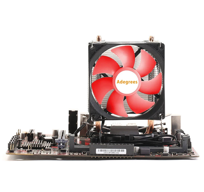 Refroidisseur d'air CPU X79 X99 3 broches PWM 4 broches ventilateur de refroidissement de processeur silencieux pour Intel LGA 1151 1155 1200 1700 2011 AMD AM3 AM4 radiateur PC