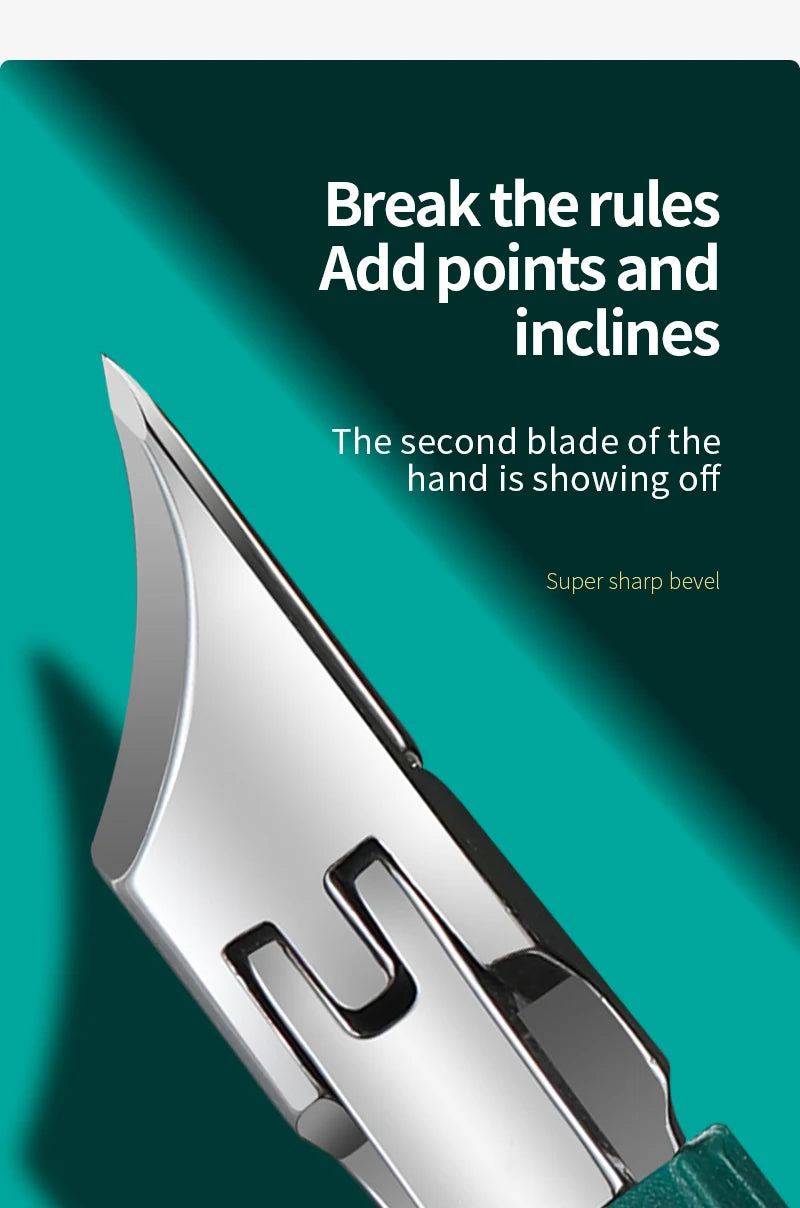 Coupe-ongles pour ongles incarnés ou épais, coupe-ongles professionnel pour podologue, pince à ongles avec acier inoxydable Ultra