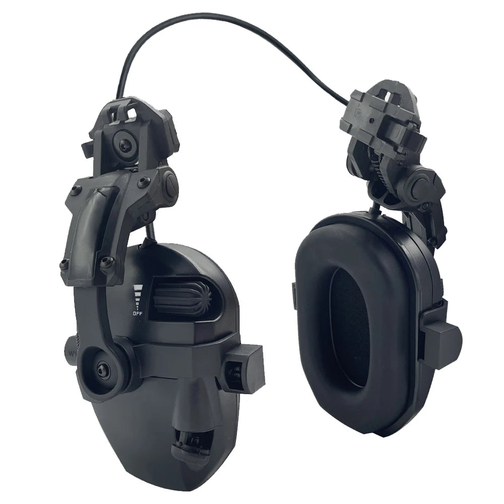 Casque de tir tactique pour l'extérieur, protection auditive électronique, réduction active du bruit, casque de chasse
