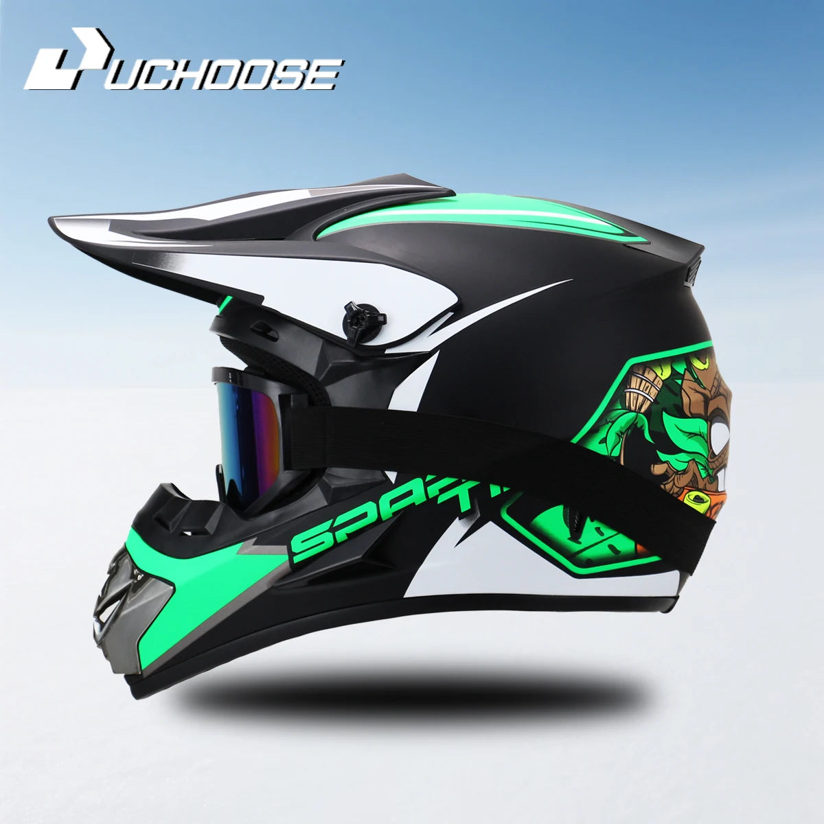 Casque Moto Tout-Terrain Cross DOT 2023 — Professionnel Course Motocross