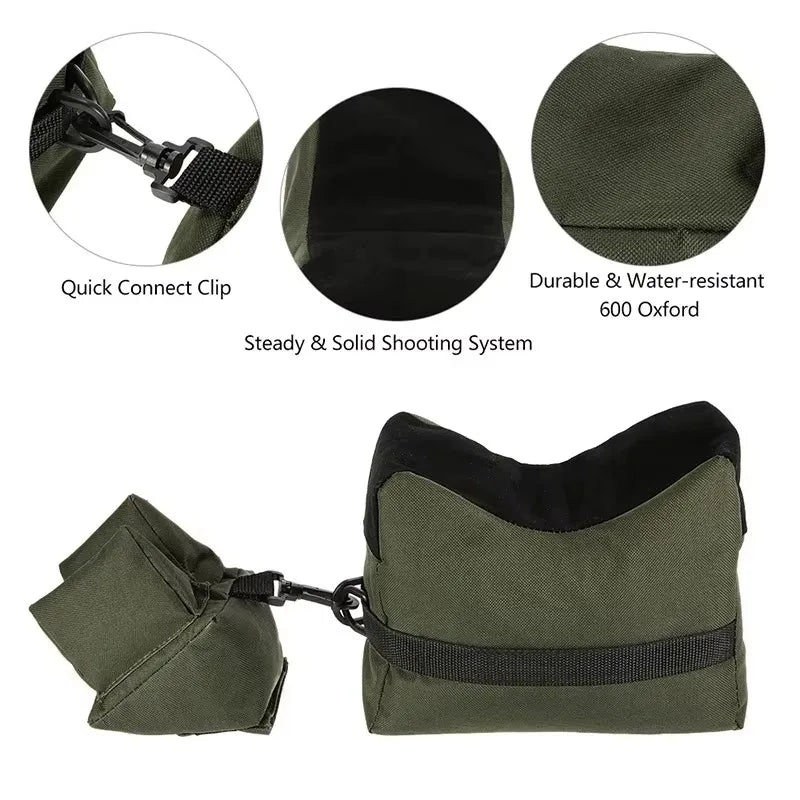 Sacs avant et arrière sacs de sable (sans sable) sac de rangement de Camping en plein air rangement d'articles portables et sacs de sable de rangement