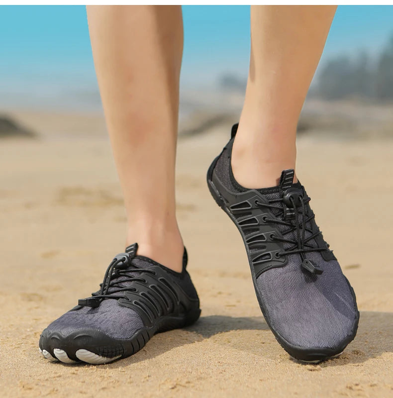 Chaussures d'eau de plage pour hommes et femmes, nu-pieds, natation dans la mer, sports aquatiques