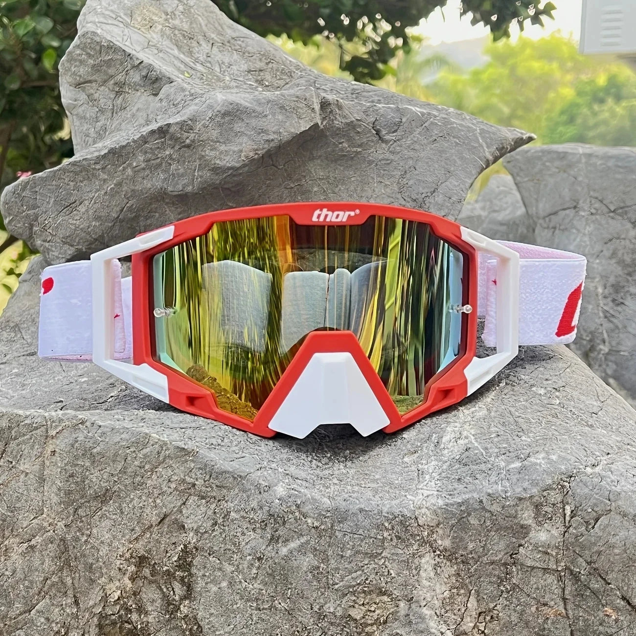 Lunettes Motocross Coupe-Vent — Casque VTT Moto Tout-Terrain Accessoires Vélo