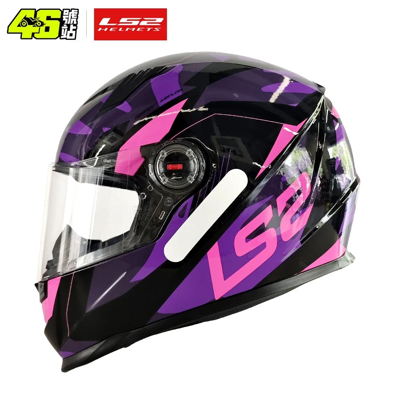 LS2 Draze Casco integral Masculino para mujeres ls2 FF358 Motocross carrera hombre mujer Casco Moto Casco sin bomba aprobado ECE