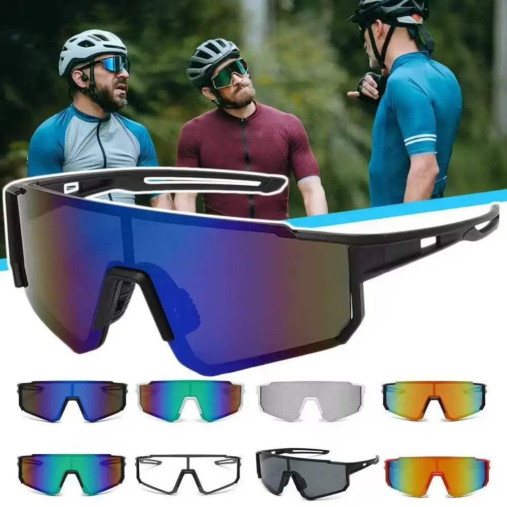 Gafas de sol deportivas para hombres y mujeres, protección UV, personalizadas, para conducir al aire libre, montura cuadrada, UV400, nueva moda