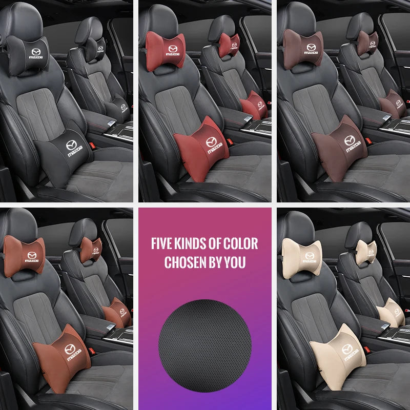 Car Seat Neck Pillow, Car Seat Headrest Accessories for Mazda 3 6 CX5 2 CX3 CX9 MX5 RX8 Axela Demio Atenza
