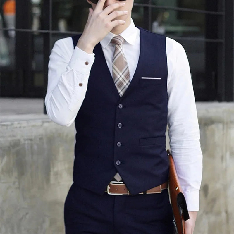 Blazer gilet formel pour homme — smoking décontracté, slim, tout neuf