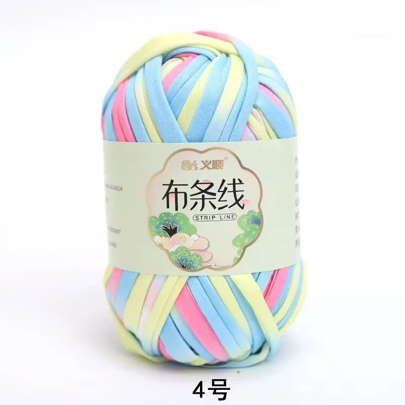 Fil tricot en coton 100g pelote — crochet, couleur unie, bricolage, art, panier, sac, projets