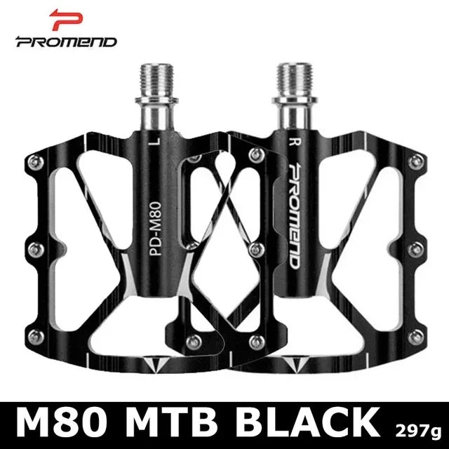 Pédales VTT Ultra-Légères Aluminium Plates — Pièces Vélo 9/16 Pouces