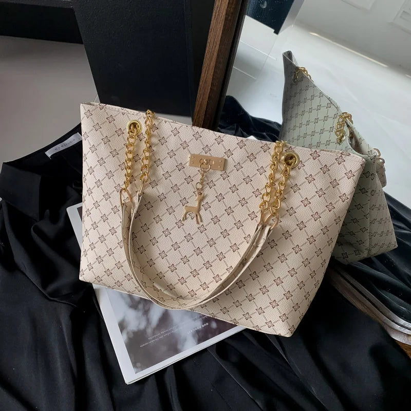 Sac Fourre-Tout Cuir Souple Femme — Grande Capacité Bandoulière Accessoires