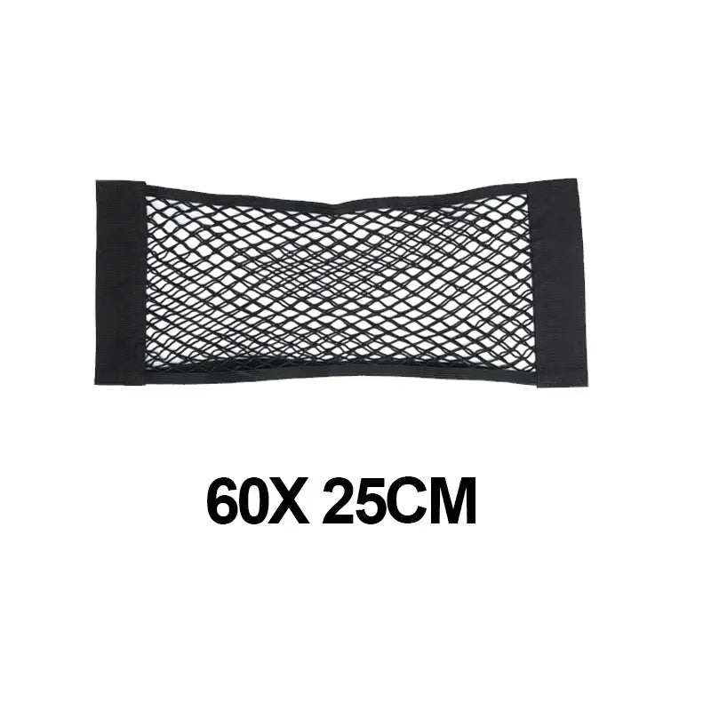 Sac de rangement pour coffre de voiture, filets en maille de Nylon, organisateur de coffre arrière de voiture, corde élastique, support de filet pour bagages, fournitures de véhicule de poche