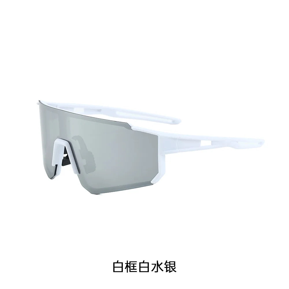 Gafas de sol deportivas para hombres y mujeres, protección UV, personalizadas, para conducir al aire libre, montura cuadrada, UV400, nueva moda