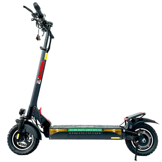 Trottinette Électrique Tout-Terrain Double Moteur — 48V Portée 60 km Charge 150 kg