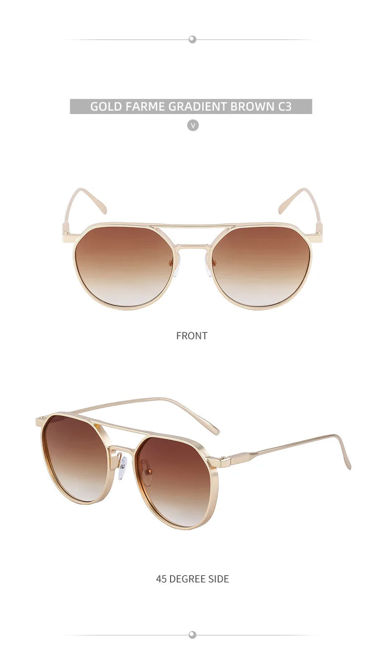 Lunettes de soleil ovales vintage pour hommes — livraison directe, nouveau