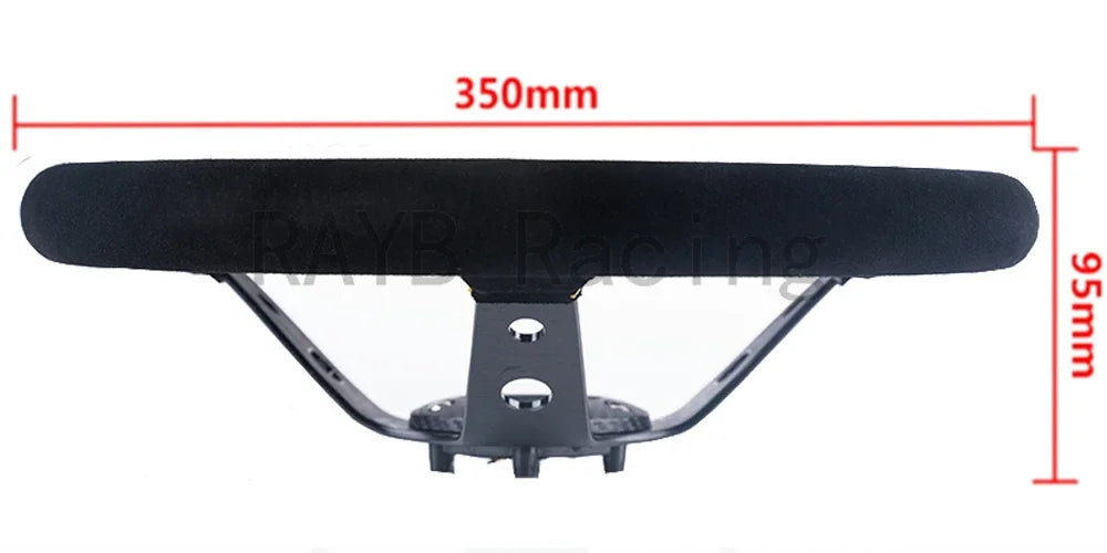 Volants universels de course en aluminium pour voiture, 14 pouces, 350mm, daim/PVC/PU, volant de Sport à la dérive de maïs profond avec Logo