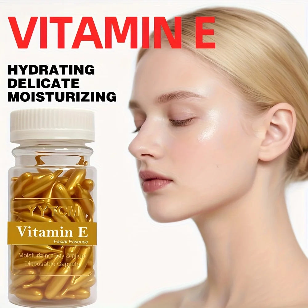 Capsules Sérum Vitamine E — Essence Hydratante Usage Unique 90 Capsules