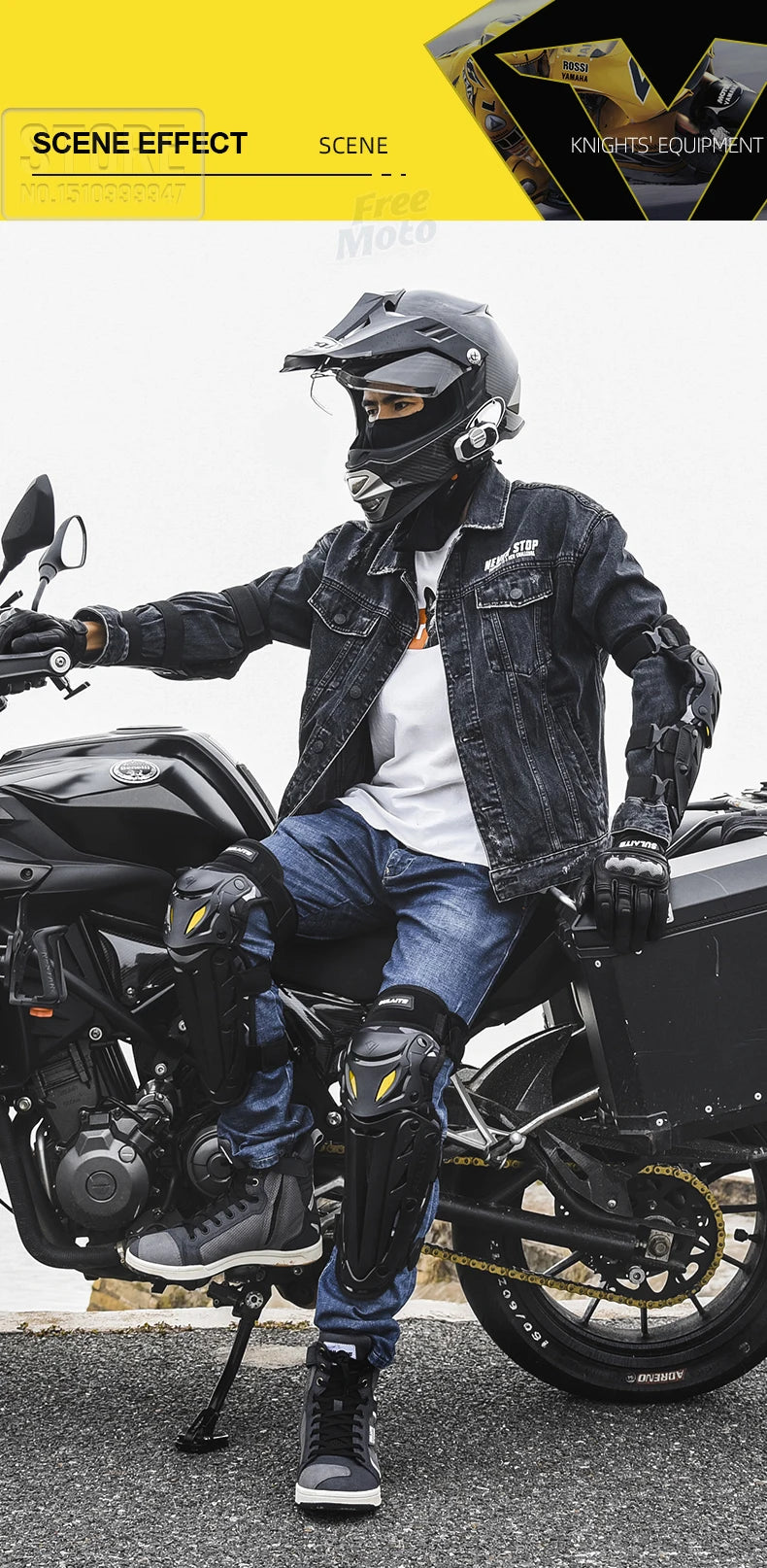 Veste moto imperméable pour homme — course, pantalon portable, vêtements moto, protection EVA