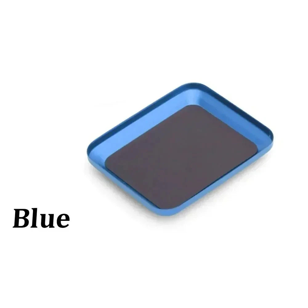 Outil Réparation RC Alliage Aluminium — Plateau Magnétique & Boite Rangement Vis