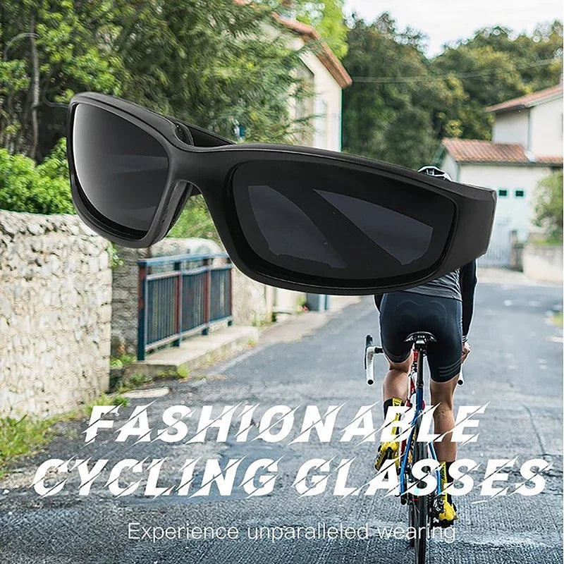 Lunettes de cyclisme en plein air, protection des yeux, lunettes de ski, lunettes de soleil tactiques Cs, lunettes de soleil en éponge de sport bloquez efficacement 1 pièce