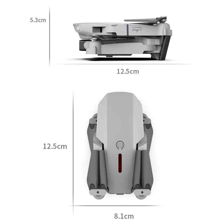 Nuevo dron plegable e88 doble cámara 4K de fotografía aérea de alta definición cuadricóptero avión a control remoto