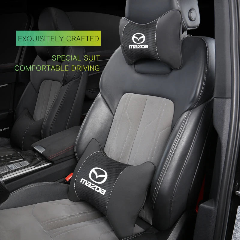 Car Seat Neck Pillow, Car Seat Headrest Accessories for Mazda 3 6 CX5 2 CX3 CX9 MX5 RX8 Axela Demio Atenza
