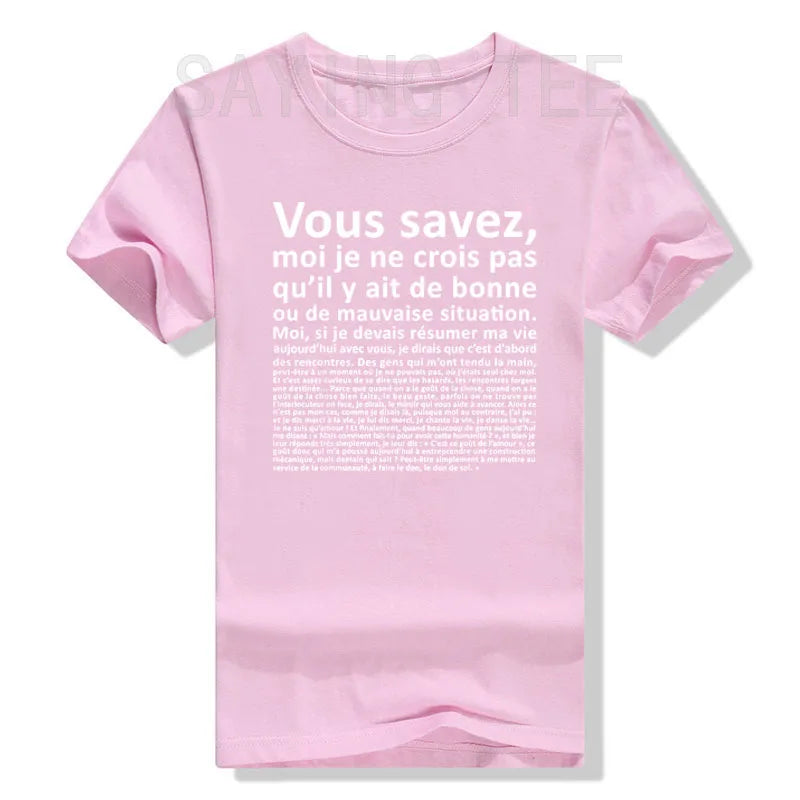 SABES Camiseta Clásica con Letras Impresas, Monólogos de Otis, Humorística, Gráfica, Regalos