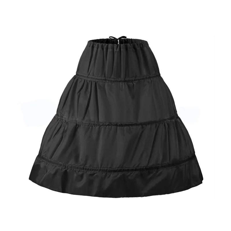 Enagua de flores para niñas, falda interior de Cosplay, fiesta infantil, falda tutú de Ballet Lolita, Enaguas Sottogonna Mini