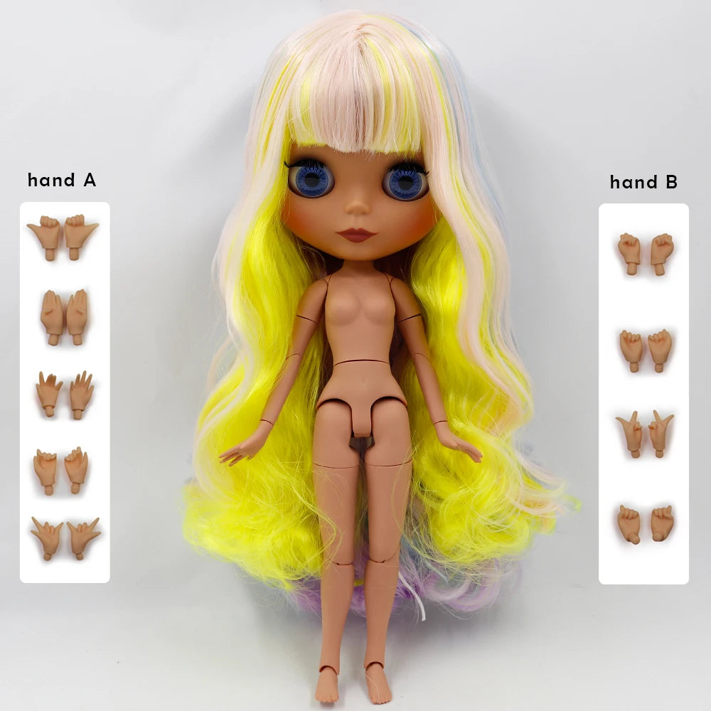 Poupée 1/6 corps articulé BJD bricolage — mode, fille, cadeau, ensemble à main A & B