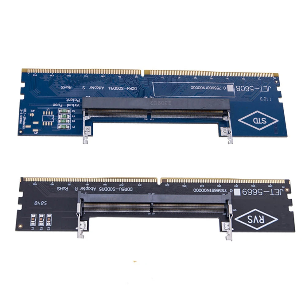 Carte adaptateur de mémoire pour ordinateur portable DDR3 DDR4 DDR5, carte SO-DIMM vers carte PC DIMM, mini connecteur de mémoire RAM