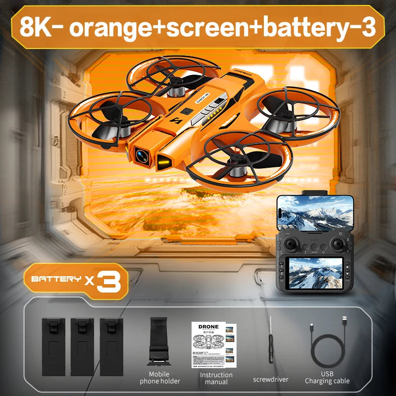 Drone mini 8K GPS professionnel — photographie aérienne HD, caméra 5G, quadricoptère UAV