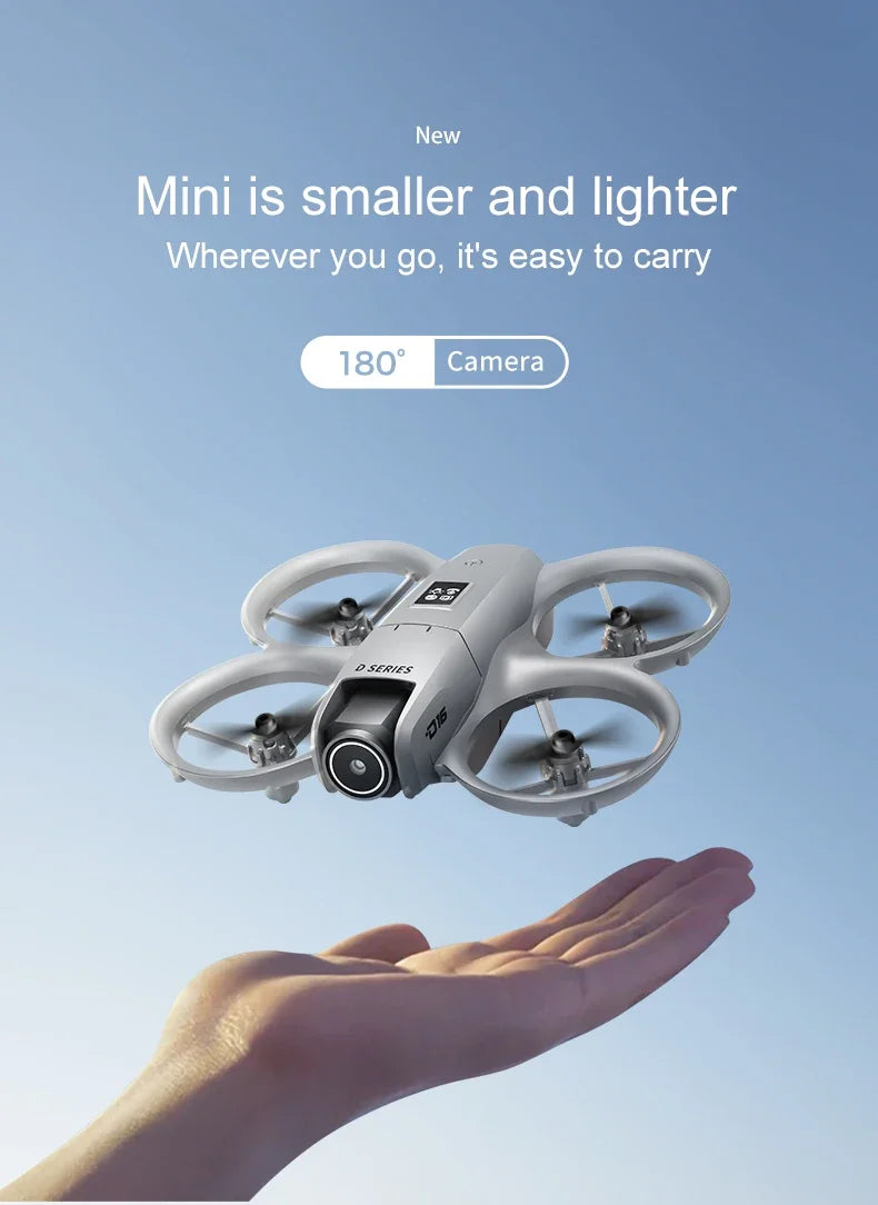 Drone GPS 8K HD professionnel — double caméra, évitement d'obstacles, moteur brushless, flux optique