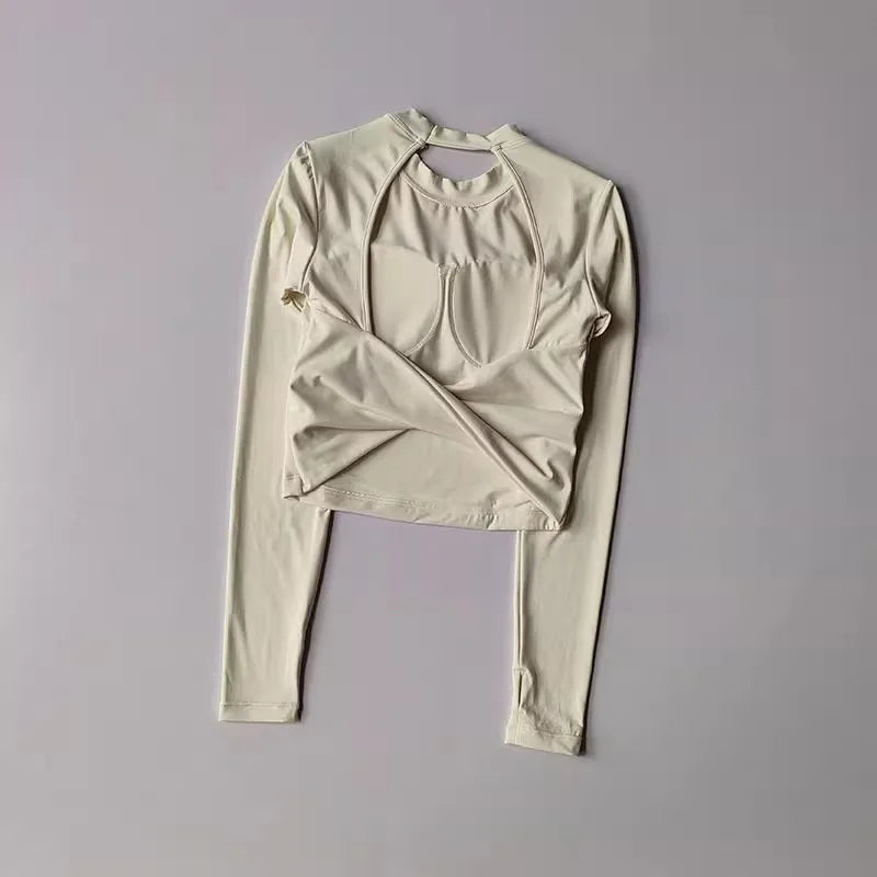 T-Shirt Sport Dos Nu Femme — Yoga Amincissant Séchage Rapide Moulant