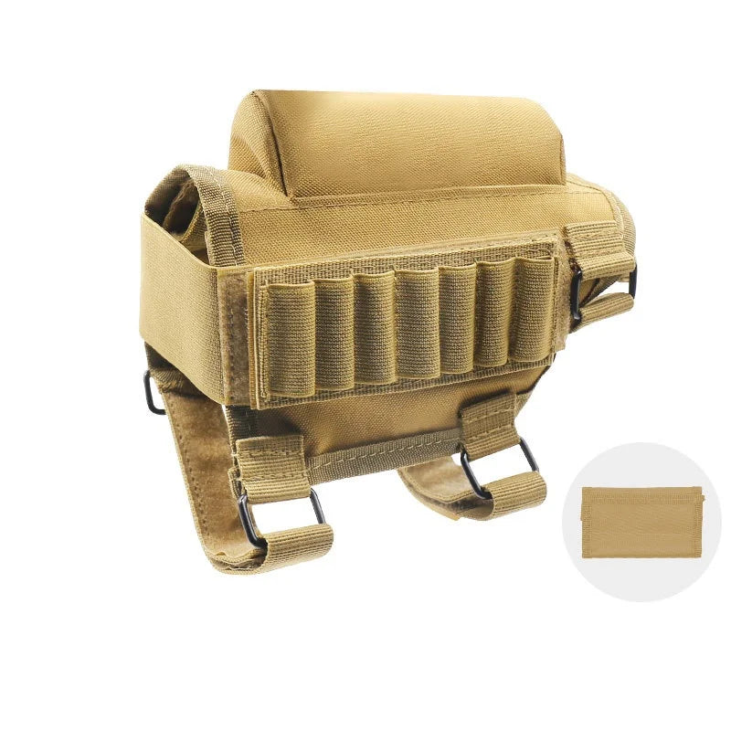 Étui de recul 1 pièce, sac de rangement de balles à trous, pochette de repose-joue amovible, conception de pochette de balle de repose-joue pour tactique en plein air